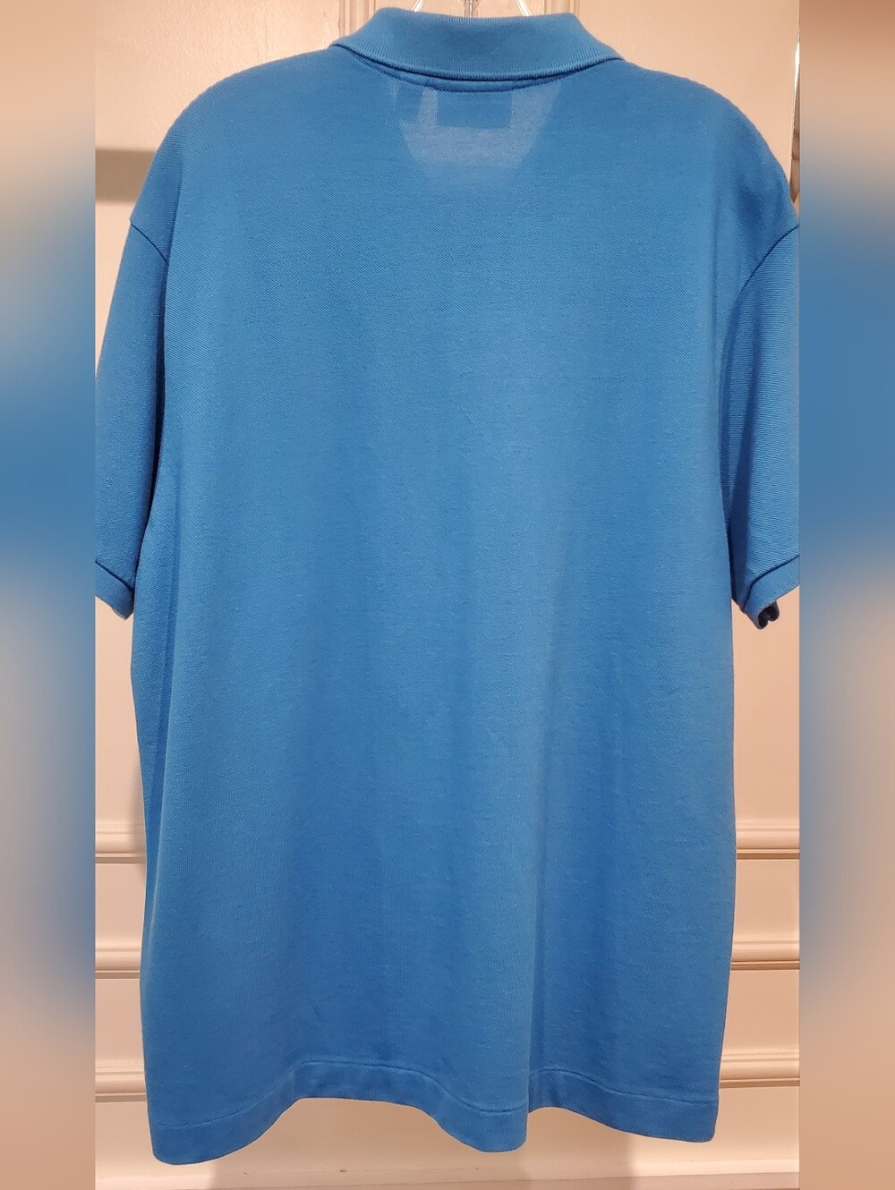 Lacoste Men's Polo Shirt - Bright Blue with Green Crocodile Classic Fit Size XXL - Picture 3 of 6